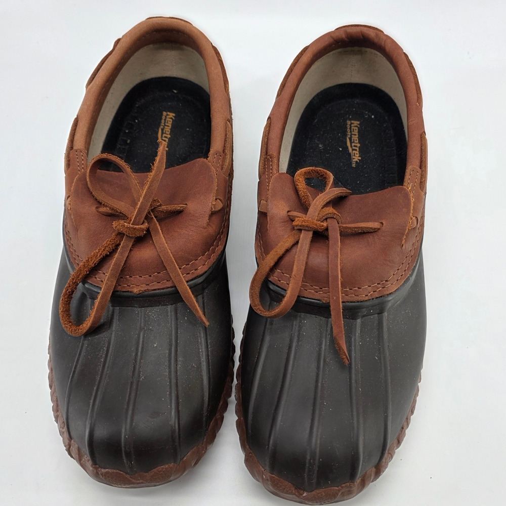 Kenetrek Duck Gallery Shoes Brown Black Leather Rubber Waterproof Steel Mens 11